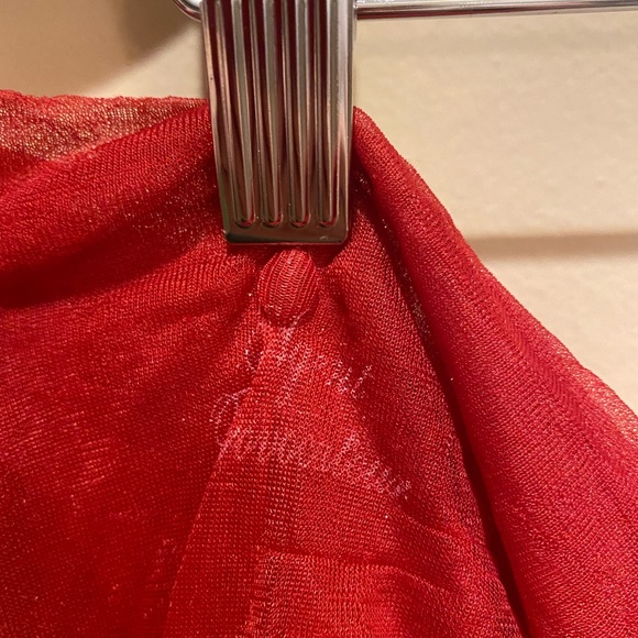 Agent Provocateur Red Tiered Garter Belt - Picture 7 of 7